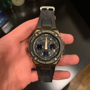 Men's Casio G-Shock G-Steel Gold-Tone Strap Watch